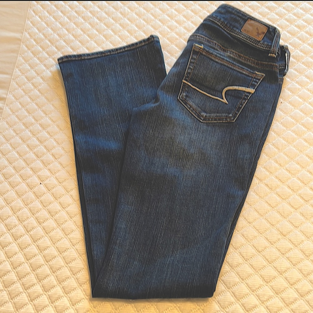 American Eagle Kick Boot Jeans Womens 4 Regular